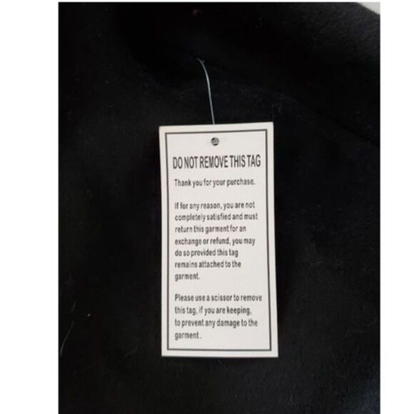 NWT Jessica London BLK Faux Fur Trim Wool Blend Cape Coat Plus Sz 26/28 Classic - Picture 5 of 11